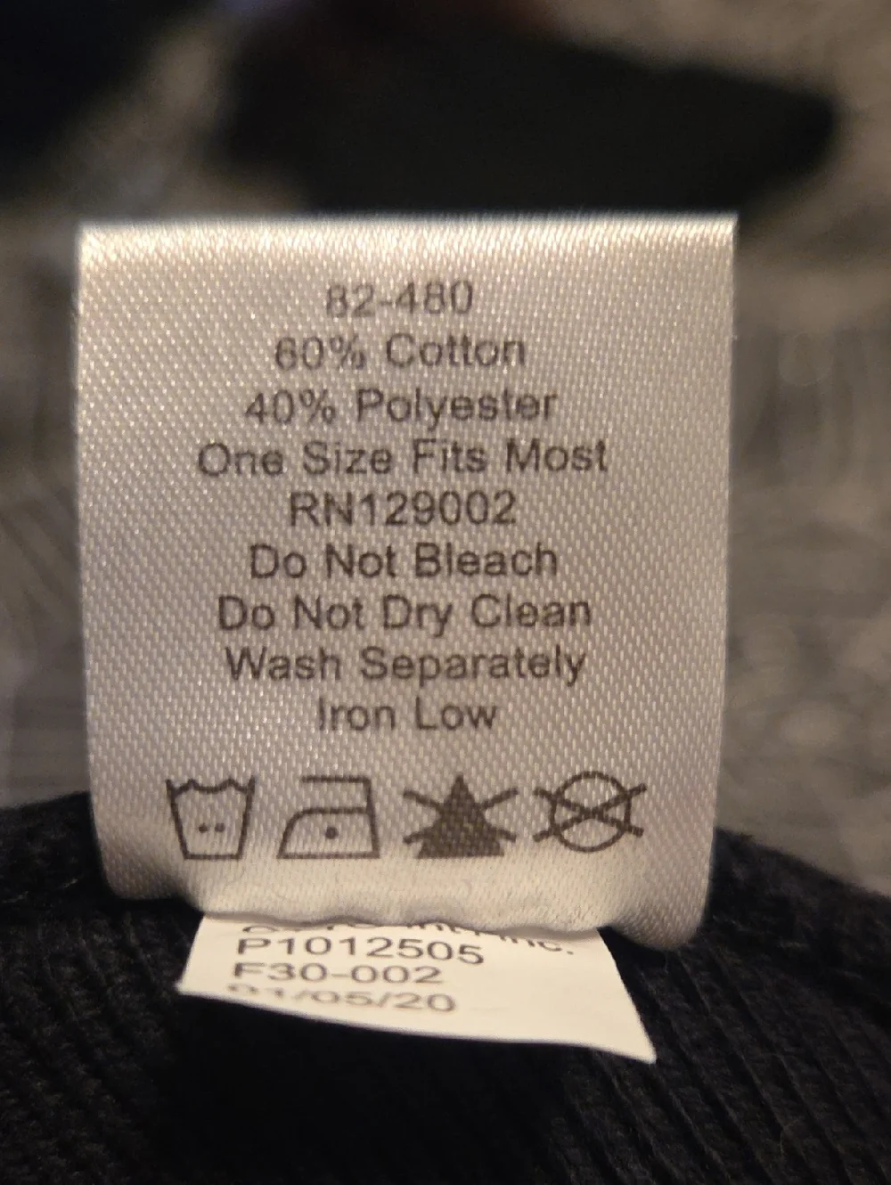 MY CHEMICAL ROMANCE Beanie Black Emo